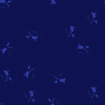 Seamless pattern mark ballpoint pen splatter cartoon vector Stockillustratie