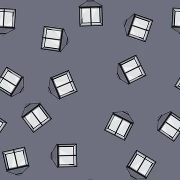 Seamless pattern marquee tent garden cartoon vector イラスト素材