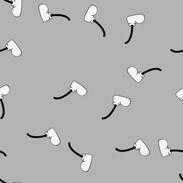 Seamless pattern mascot cartoon leg cartoon vector Stock Illustration