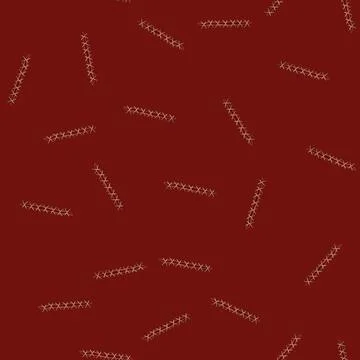 Seamless pattern material suture cartoon vector 스톡 일러스트