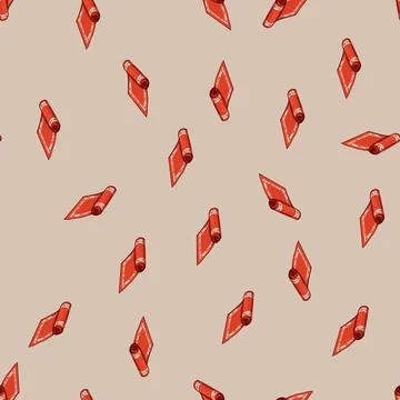 Seamless pattern material wool carpet cartoon vector Stock Illustration