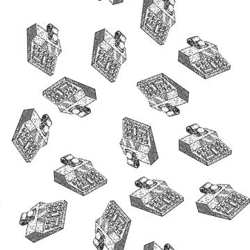 Seamless pattern math calculator sketch hand drawn Stock Illustration