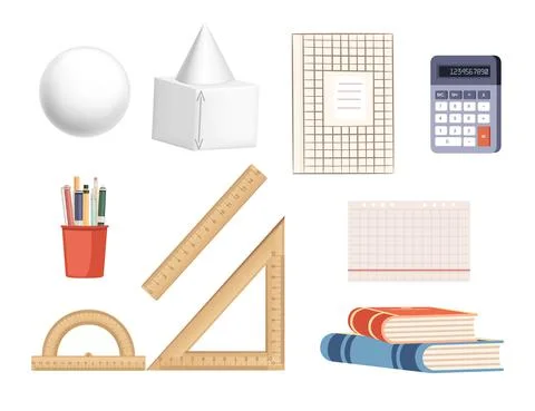 Seamless pattern Math science courses online education concept or school lesson Stock Illustration