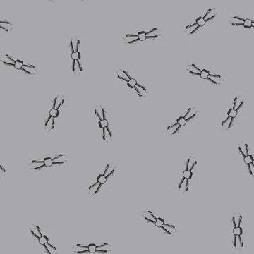 Seamless pattern mavic quadcopter cartoon vector 스톡 일러스트