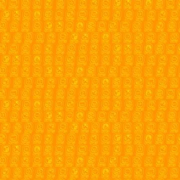 Seamless pattern with mayan glyphs Stock Illustration