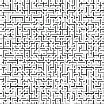 Seamless pattern with maze Stock Illustration