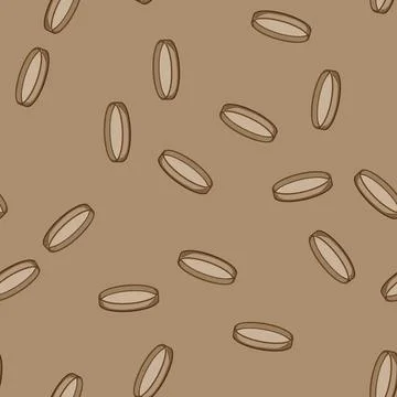 Seamless pattern meal food tray cartoon vector Stock Illustration