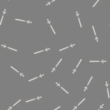 Seamless pattern measure ruler builder cartoon vector Stock Illustration