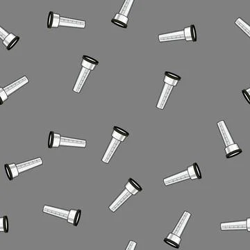 Seamless pattern measurement rain gauge cartoon vector Illustrazione stock