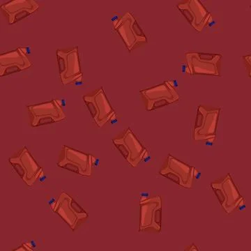 Seamless pattern mechanic motor oil cartoon vector イラスト素材
