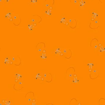 Seamless pattern medic stethoscope cartoon vector Stock Illustration