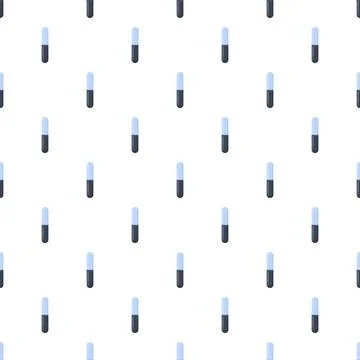 Seamless pattern with medical grey and blue capsules Stock Illustration