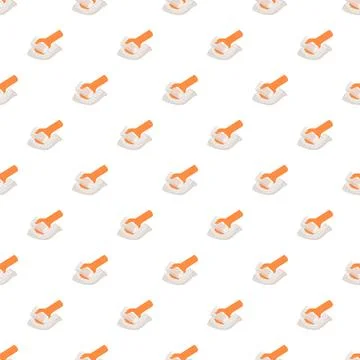 Seamless pattern with medicine blister pack and hand 스톡 일러스트