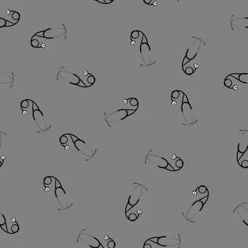 Seamless pattern medicine stethoscope cartoon vector Illustrazione stock