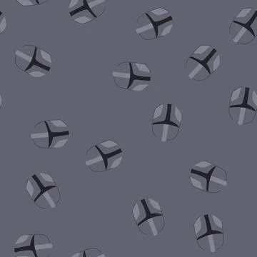 Seamless pattern medieval knight helmet cartoon vector Stock Illustration