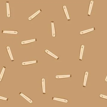 Seamless pattern medieval scroll papyrus cartoon vector Stockillustratie