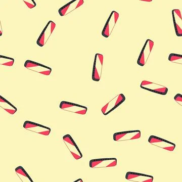 Seamless pattern melody harmonica cartoon vector イラスト素材