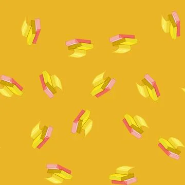 Seamless pattern memo note sticker cartoon vector sign イラスト素材