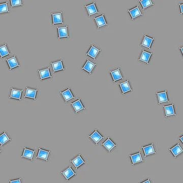 Seamless pattern mens cufflinks cartoon vector Stock Illustration