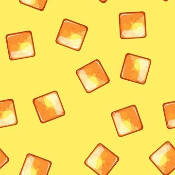 Seamless pattern menu square game button cartoon vector Ilustración de archivo