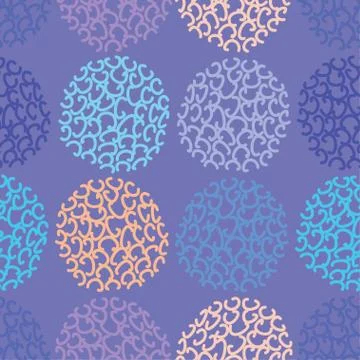 Seamless pattern Merry Christmas Card, polka dot doodle texture can be used for Stock Illustration