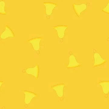 Seamless pattern message bell cartoon vector Illustrazione stock