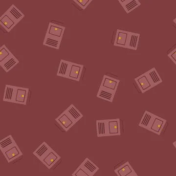 Seamless pattern message mailbox letter cartoon vector 스톡 일러스트
