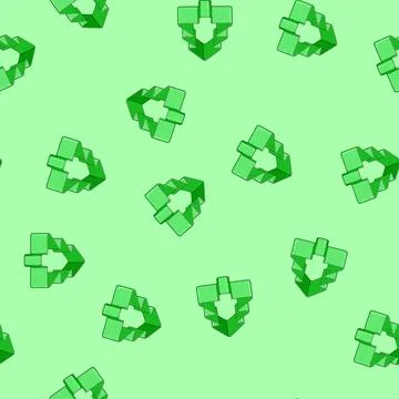 Seamless pattern metal cookie cutter cartoon vector Stock Illustration