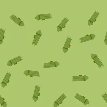 Seamless pattern metal fire hydrant cartoon vector Stock Illustration