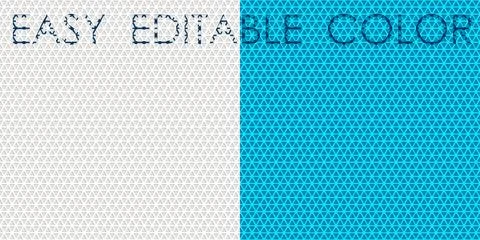 Seamless pattern of metal mesh with textured surface of triangular cells Stock Illustration