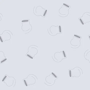 Seamless pattern metal pipe clamp cartoon vector Stock Illustration
