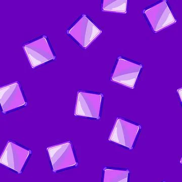 Seamless pattern metal square game button cartoon vector イラスト素材