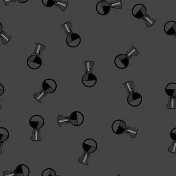 Seamless pattern metal zipper puller cartoon vector Stock Illustration
