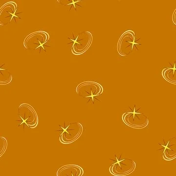 Seamless pattern meteorite star shoot cartoon vector Stockillustratie