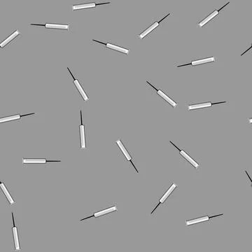Seamless pattern meteorology rain gauge cartoon vector Illustrazione stock