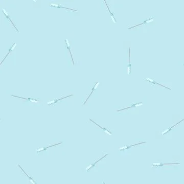 Seamless pattern meteorology rain gauge cartoon vector Illustrazione stock