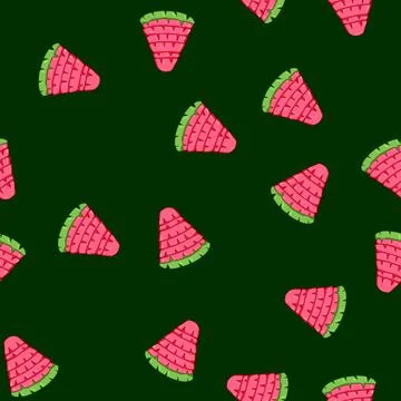Seamless pattern mexico pinata cartoon vector 스톡 일러스트