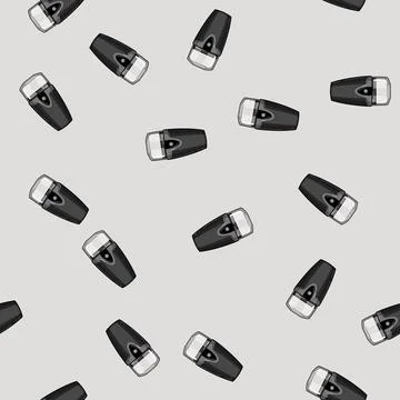 Seamless pattern mill coffee grinder electric cartoon vector イラスト素材