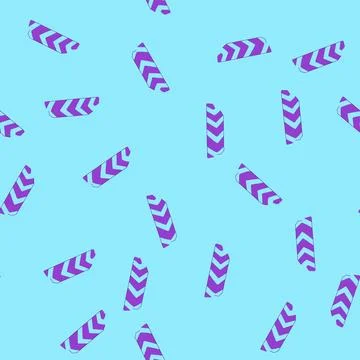 Seamless pattern millennium duct tape y2k style cartoon vector Stock Illustration