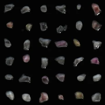 Seamless  pattern  with mineral collection Stock Illustration