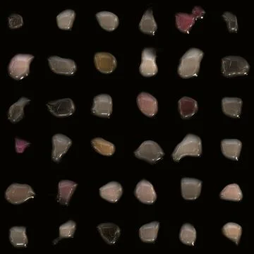 Seamless  pattern  with mineral collection Illustrazione stock