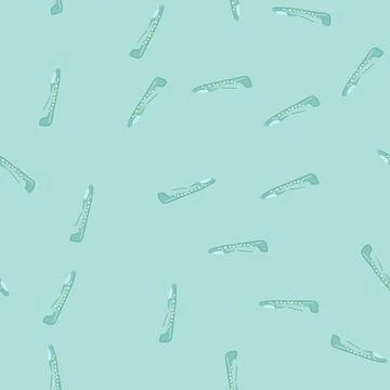 Seamless pattern miniature plane toy cartoon vector Stock Illustration