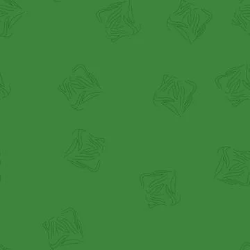 Seamless pattern minimal abstract square flowers cartoon vector イラスト素材