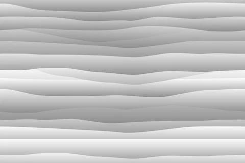 Seamless pattern minimal sand dune abstract landscape, background with wave Stock Illustration