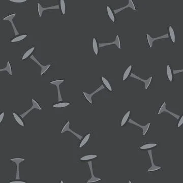Seamless pattern minimalist metal table cartoon vector Stock Illustration