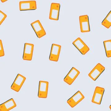 Seamless pattern minimalist travel wallet cartoon vector Stockillustratie