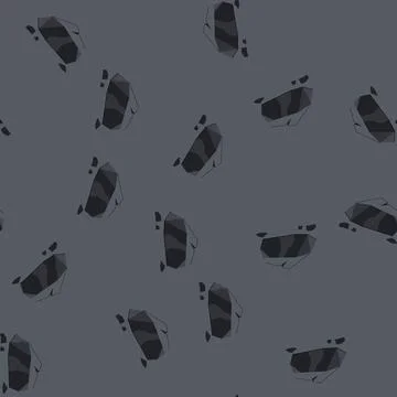 Seamless pattern mining coal ore cartoon vector Stock Illustration