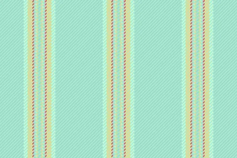A seamless pattern of mint green vertical stripes with vibrant red and yellow Stock Illustration