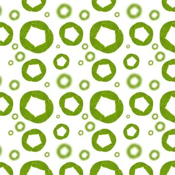 Seamless pattern with mint leaves on white. Stock Photos