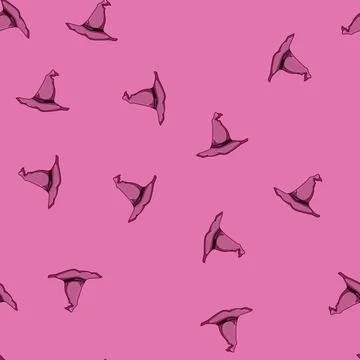 Seamless pattern miracle magician hat cartoon vector 스톡 일러스트